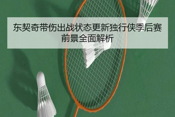 东契奇带伤出战状态更新独行侠季后赛前景全面解析